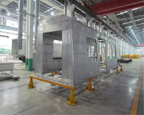 7005 Perfil de tubería de barra de aluminio para vehículos ferroviarios